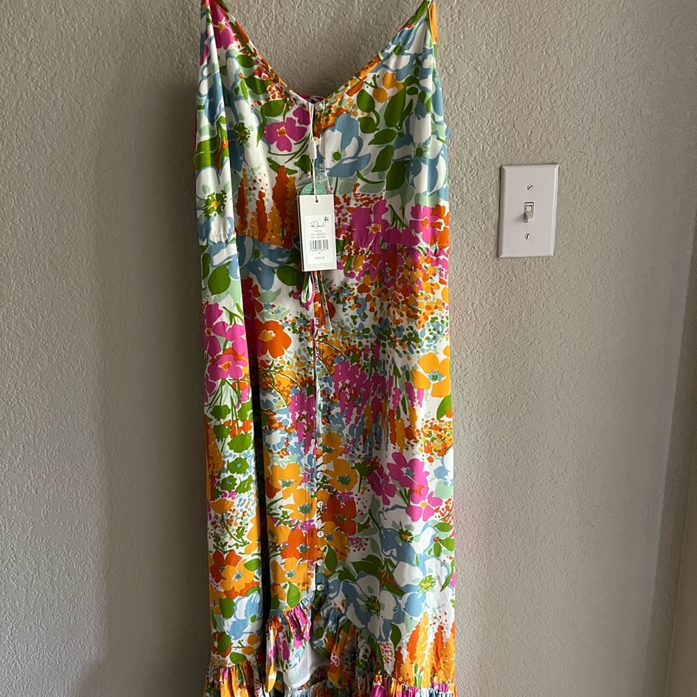 Rails Frida Day garden Midi dress Sz M - Picture 5 of 7